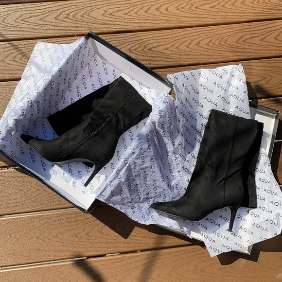 Aqua knee high boots - Picture 1 of 4
